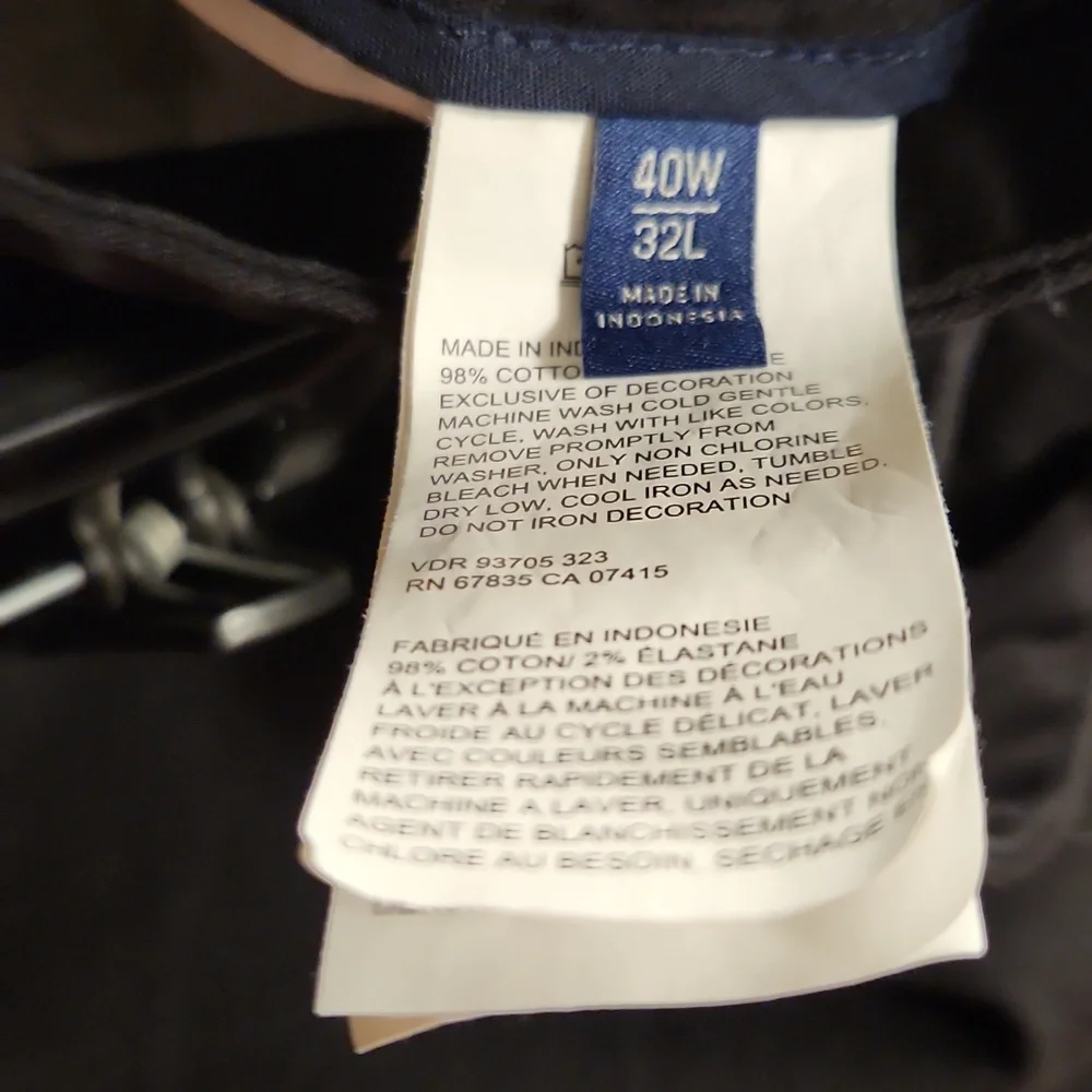 Nautica Black Slim Fit Pants
